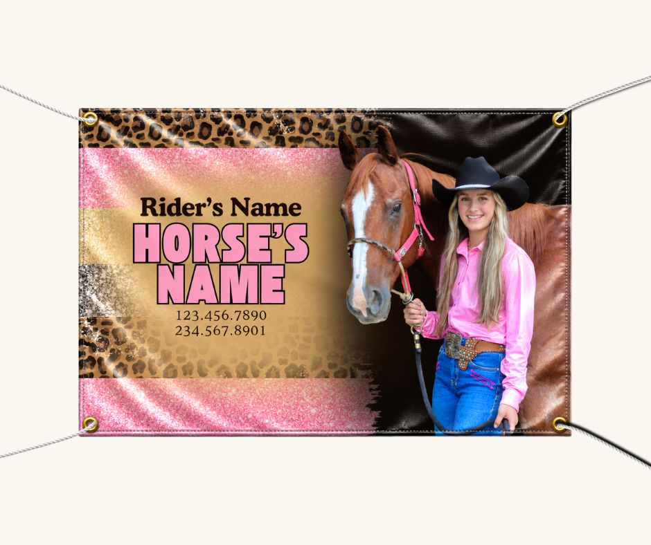 Bougee at the Barn – Personalized Stall Banner