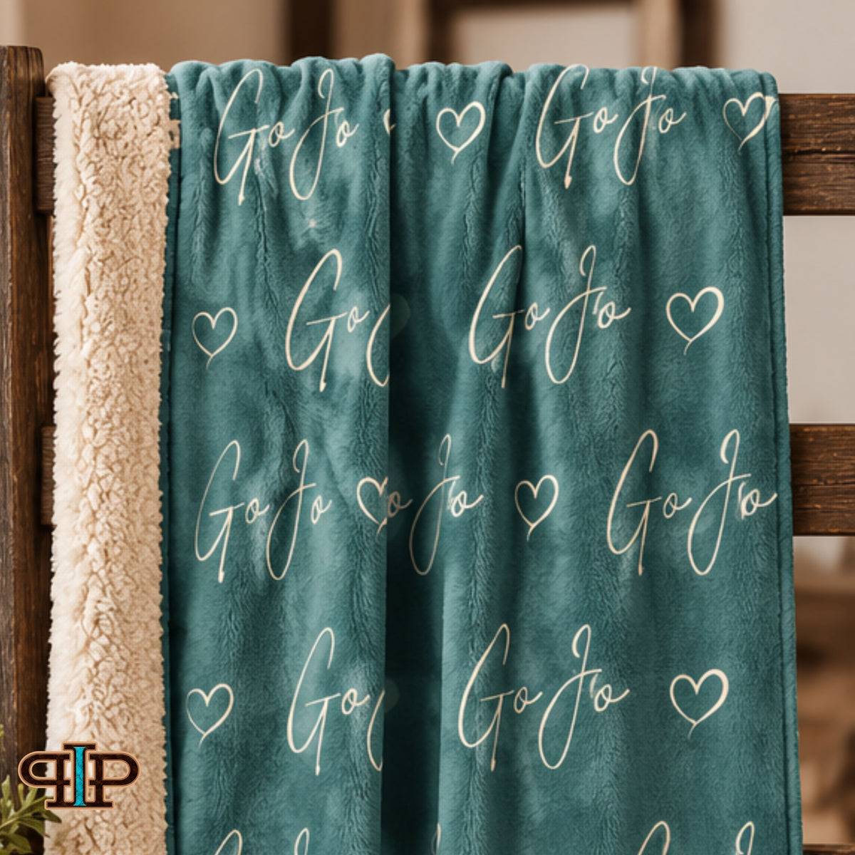 Personalized Horse Name Sherpa Blanket